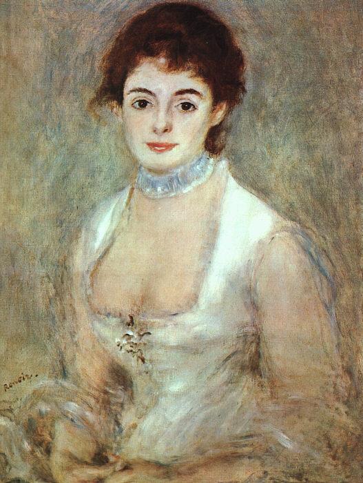 Pierre Renoir Portrait of Madame Henriot Sweden oil painting art